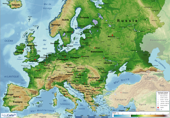 Europe Map Europe Relief Map Vintage Map Of Europe Et