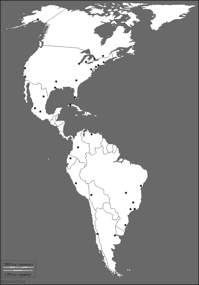 Cartograffr Les Cartes Des Continents Lamérique