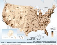 carte densité population États-Unis