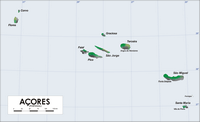 Carte Açores simple