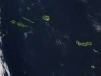 Image satellite Açores