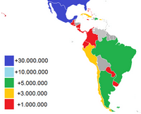 Carte touriste Amérique latine