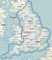 carte Angleterre ville