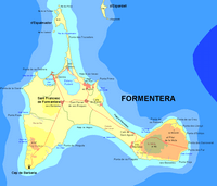 Carte Formentera simple