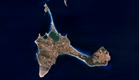 Image photo satellite de Formentera