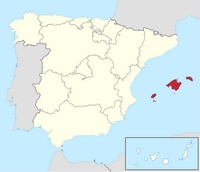 Carte Baléares localisation