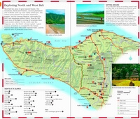 Carte touristique Bali