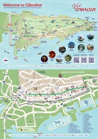 Carte Gibraltar touriste
