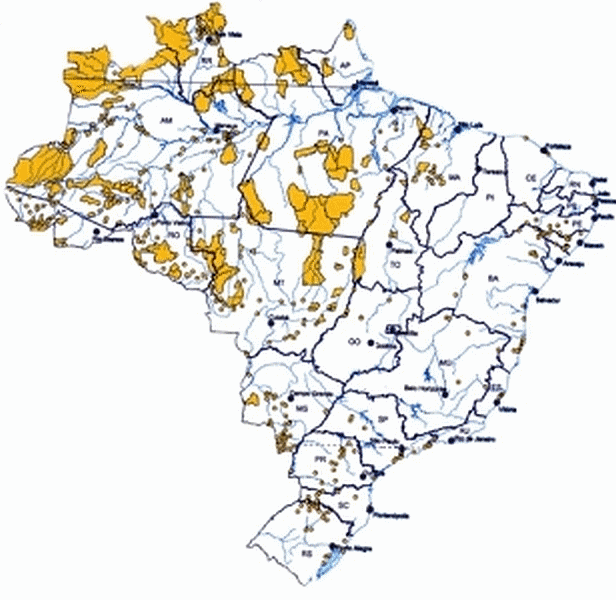 Le dernier recensement de la population Amérindienne dans tout le Brésil fait par la FUNAI.