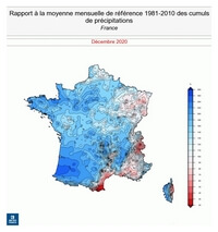 Carte France pluie