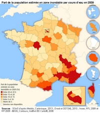 Carte France zones inondables