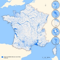 Carte France zone inondable