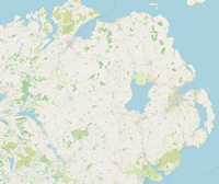 grande carte Irlande du Nord