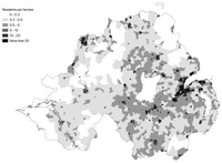 carte population Irlande du Nord