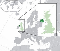 carte Irlande du Nord localisation