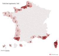 Carte France montée eaux 2030