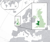 carte pays de Galles localisation