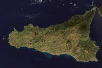 Image satellite Sicile