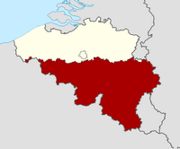 Carte Wallonie Belgique