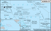 carte Kiribati simple
