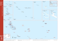 carte Kiribati ville aéroport port