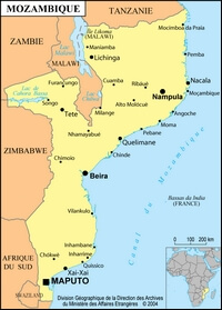 carte simple Mozambique