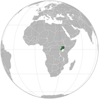 carte localisation Ouganda
