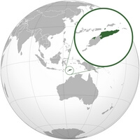 carte Timor oriental localisation