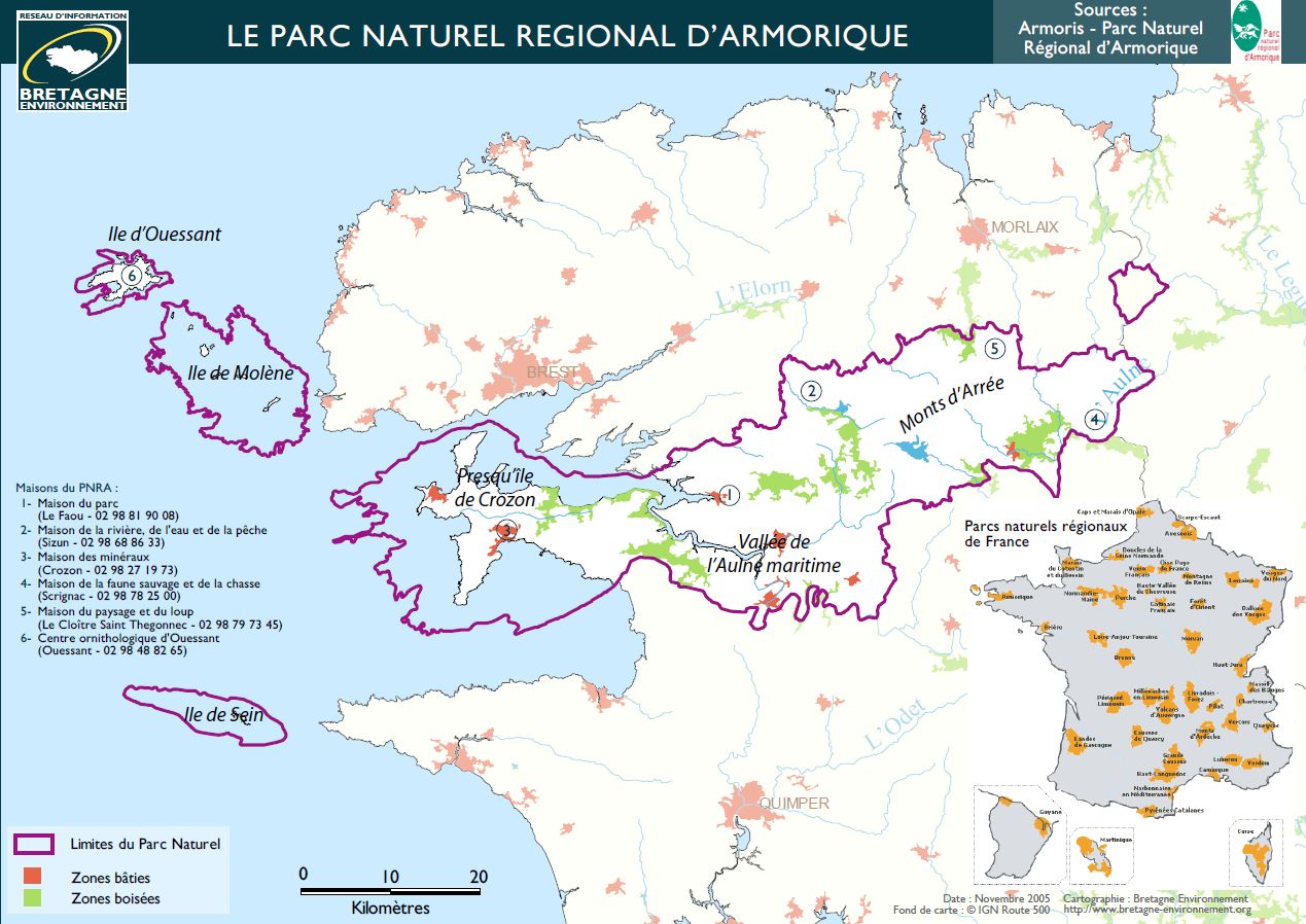 Bretagne, Géographie et paysages