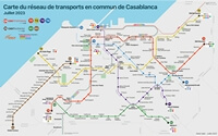 Carte Casablanca transport commun