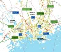 Carte Helsinki route