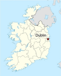 Carte Dublin localisation