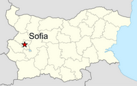 Carte Sofia Bulgarie