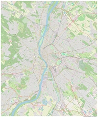 Grande carte Budapest
